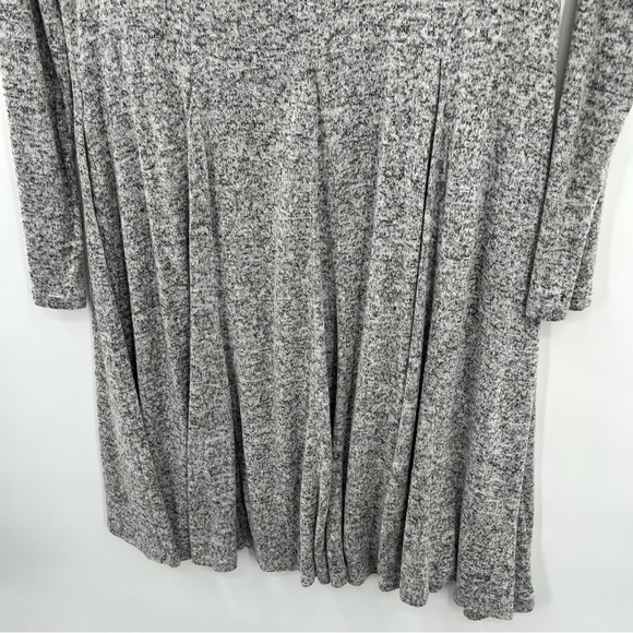 Anthropologie Dolan Neige Brushed Fleece Knit Sweater Dress Gray Long Sleeve XL - Picture 7 of 13